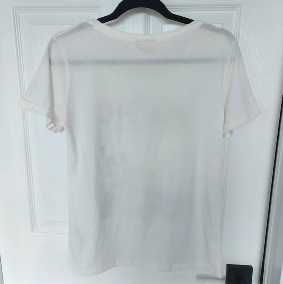 Cream T-Shirt 100% cotton - Picture 3 of 3